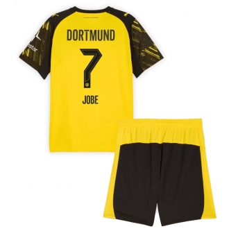 Billige Fotballdrakt Borussia Dortmund Jobe Bellingham #7 Replika Hjemmedraktsett Barn 2025-26 Kortermet (med bukser)